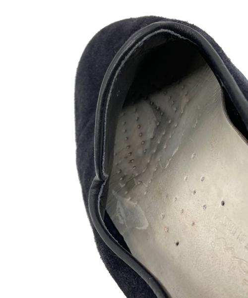 Santoni（サントーニ）Santoni (サントーニ) スウェードスリッポン ブラック サイズ:6の古着・服飾アイテム