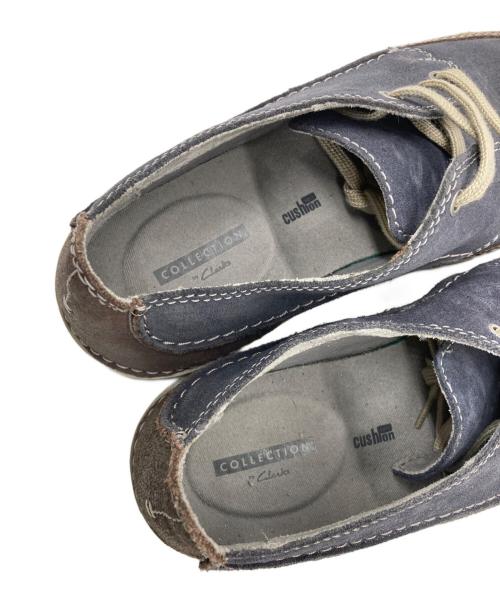 CLARKS（クラークス）CLARKS (クラークス) スウェードシューズ ネイビー サイズ:24.5の古着・服飾アイテム