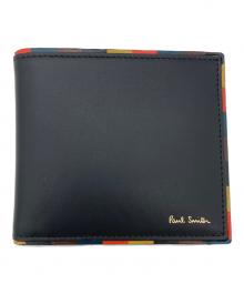 PAUL SMITH（ポールスミス）の古着「2つ折り財布」｜ブラック