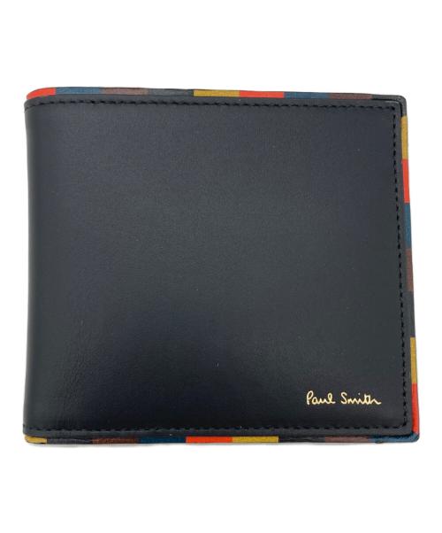 PAUL SMITH（ポールスミス）Paul Smith (ポールスミス) 2つ折り財布 ブラックの古着・服飾アイテム