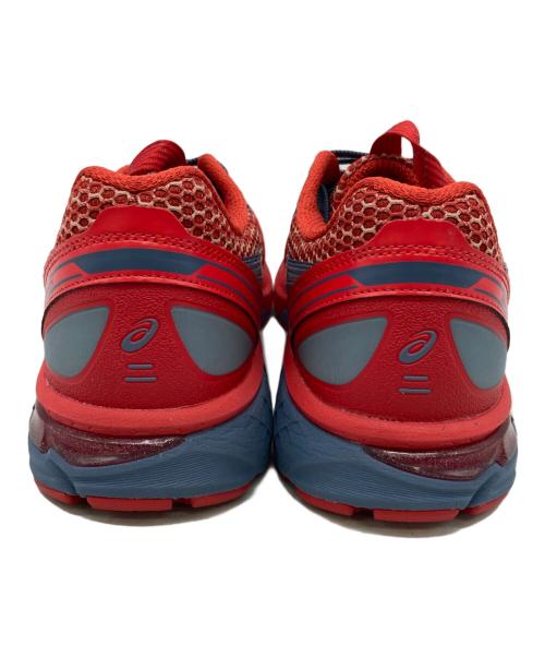 asics（アシックス）asics (アシックス) ローカットスニーカー レッド×ネイビー サイズ:27.0cmの古着・服飾アイテム