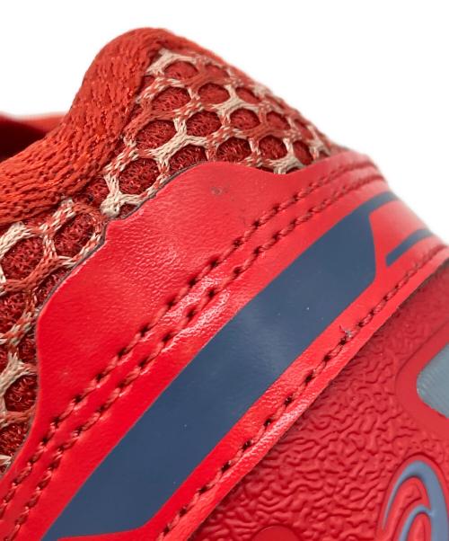 asics（アシックス）asics (アシックス) ローカットスニーカー レッド×ネイビー サイズ:27.0cmの古着・服飾アイテム