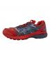 asics (アシックス) ローカットスニーカー レッド×ネイビー サイズ:27.0cm：8000円