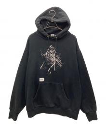 WTAPS×VANS（ダブルタップス×ヴァンズ）の古着「プルオーバーパーカー」｜ブラック