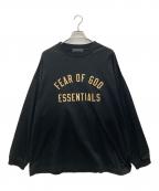 FOG ESSENTIALS×ESSENTIALSフィアオブゴッド エッセンシャル×エッセンシャルズ）の古着「プリントTシャツ」｜ブラック