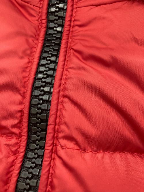 MONCLER（モンクレール）MONCLER (モンクレール) ダウンジャケット レッド サイズ:1の古着・服飾アイテム