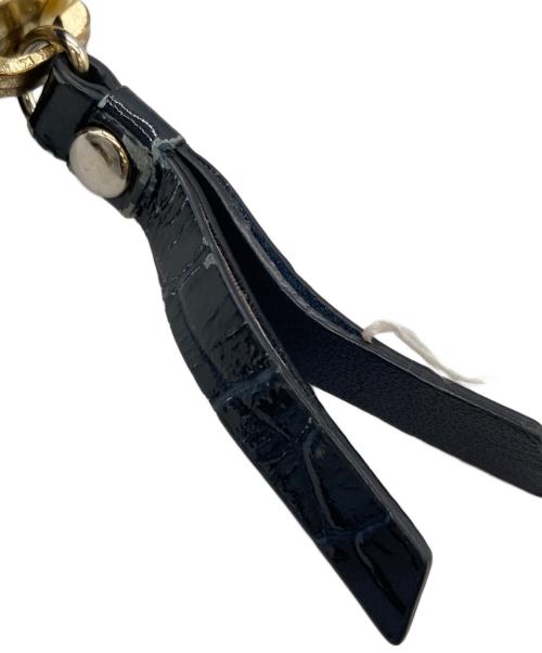 LANVIN（ランバン）LANVIN (ランバン) ラウンドファスナー財布 ネイビーの古着・服飾アイテム