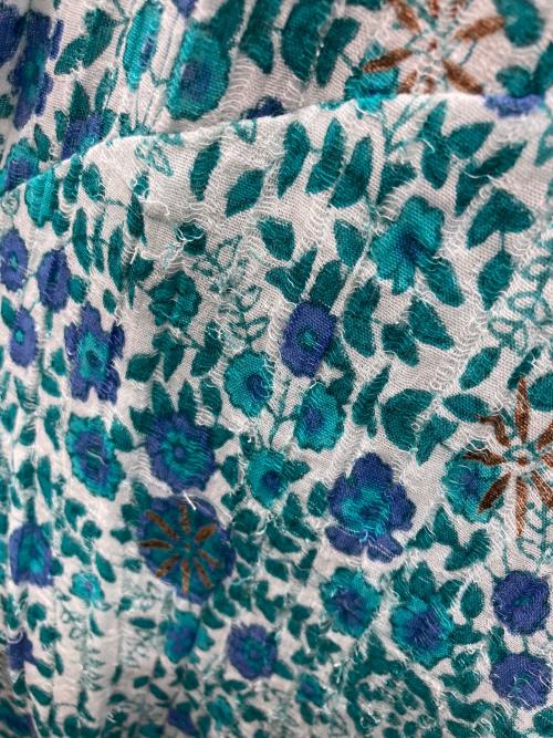 blue boheme（ブルーボヘム）BLUE BOHEME (ブルーボヘム) ガウンカーディガン ブルー サイズ:ONESIZEの古着・服飾アイテム