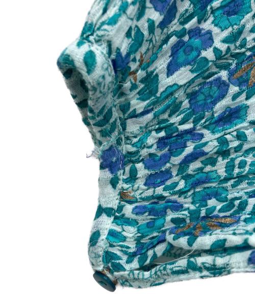 blue boheme（ブルーボヘム）BLUE BOHEME (ブルーボヘム) ガウンカーディガン ブルー サイズ:ONESIZEの古着・服飾アイテム