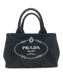 PRADA（プラダ）の古着「カナパミニトートバッグ」｜ブラック