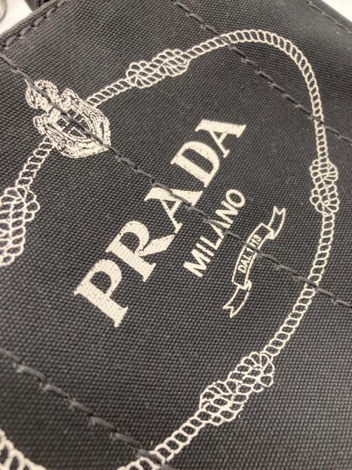 PRADA（プラダ）PRADA (プラダ) カナパミニトートバッグ ブラックの古着・服飾アイテム