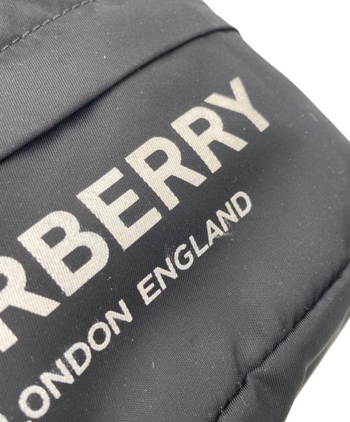 BURBERRY（バーバリー）BURBERRY (バーバリー) ドローコードポーチ ブラックの古着・服飾アイテム