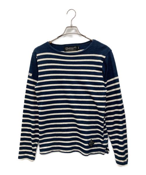 NEIGHBORHOOD（ネイバーフッド）NEIGHBORHOOD (ネイバーフッド) ボーダーカットソー インディゴ サイズ:Ｍの古着・服飾アイテム