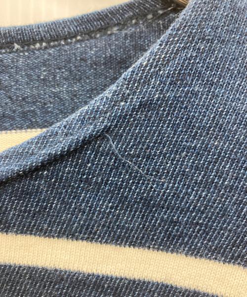 NEIGHBORHOOD（ネイバーフッド）NEIGHBORHOOD (ネイバーフッド) ボーダーカットソー インディゴ サイズ:Ｍの古着・服飾アイテム