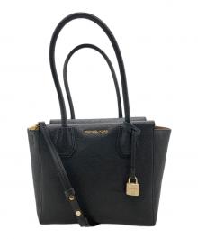 MICHAEL KORS（マイケル・コース）の古着「MERCERスモール 2WAYサッチェル」｜ブラック