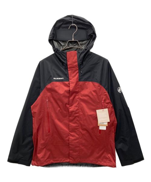 MAMMUT（マムート）MAMMUT (マムート) Microlayer 3.0 HS Hooded Jacket AF Men レッド×ブラック サイズ:M 未使用品の古着・服飾アイテム