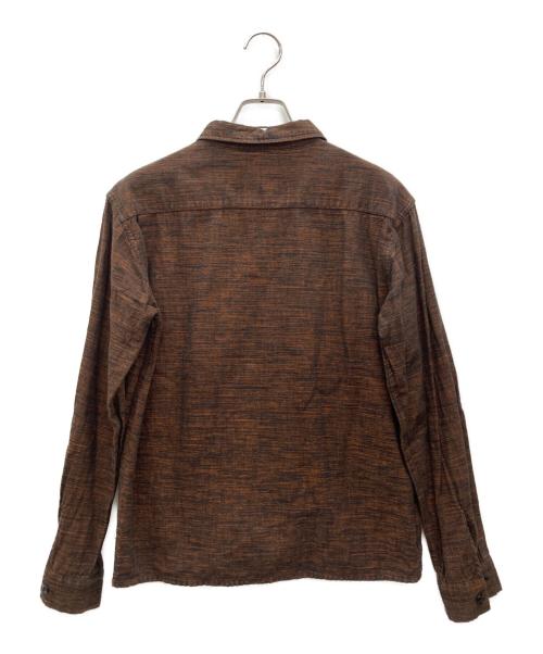 TENDERLOIN（テンダーロイン）TENDERLOIN (テンダーロイン) オープンカラーシャツ ブラウン サイズ:X-SMALLの古着・服飾アイテム