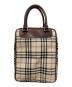 BURBERRY (バーバリー) スクエアハンドバッグ ブラウン：40000円