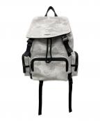MICHAEL KORSマイケルコース）の古着「Henry Camo Perforated Leather Backpack」｜ホワイト