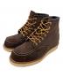 RED WING（レッドウィング）の古着「6インチクラシックモックブーツ」｜ブラウン