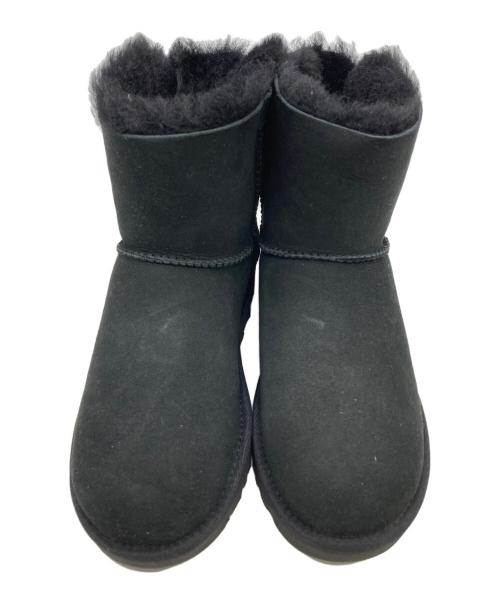 UGG（アグ）UGG (アグ) フラッフ ボウ ミニ ブラック サイズ:24.0の古着・服飾アイテム