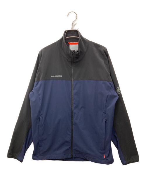 MAMMUT（マムート）MAMMUT (マムート) コンフォートナイロンジャケット ブルー×ブラック サイズ:Mの古着・服飾アイテム