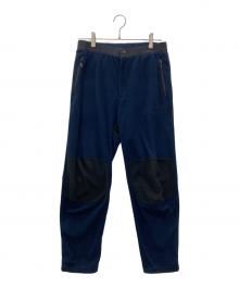 MARMOT（マーモット）の古着「ロッジフリースパンツ」｜ブルー×ブラック