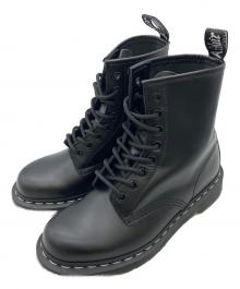 Dr.Martens（ドクターマーチン）の古着「WHITE STITCH 8ホールブーツ」｜ブラック