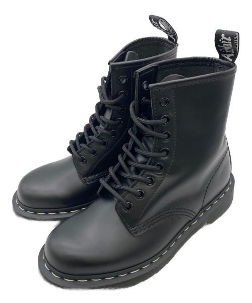 Dr.Martens（ドクターマーチン）Dr.Martens (ドクターマーチン) WHITE STITCH 8ホールブーツ ブラック サイズ:UK5の古着・服飾アイテム
