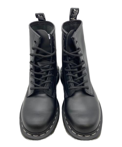 Dr.Martens（ドクターマーチン）Dr.Martens (ドクターマーチン) WHITE STITCH 8ホールブーツ ブラック サイズ:UK5の古着・服飾アイテム