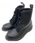 Dr.Martens（ドクターマーチン）の古着「WHITE STITCH 8ホールブーツ」｜ブラック