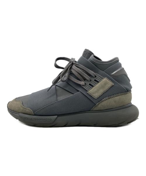 Y-3（ワイスリー）Y-3 (ワイスリー) QASA HIGH グレー サイズ:25.5cmの古着・服飾アイテム