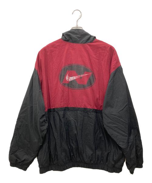 NIKE（ナイキ）NIKE (ナイキ) ナイロンジャケット ブラック×レッド サイズ:XXLの古着・服飾アイテム