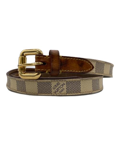LOUIS VUITTON（ルイ ヴィトン）LOUIS VUITTON (ルイ ヴィトン) ミニベルト アイボリー サイズ:90/36の古着・服飾アイテム