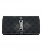 GUCCIグッチ）の古着「長財布」｜ブラック