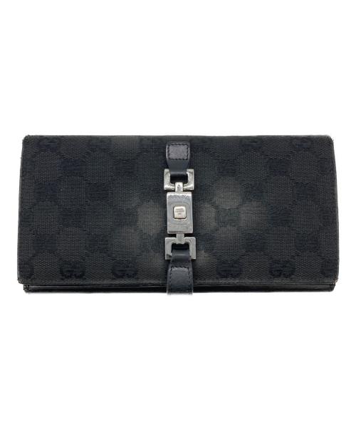 GUCCI（グッチ）GUCCI (グッチ) 長財布 ブラックの古着・服飾アイテム