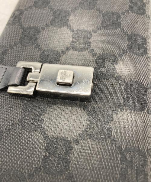 GUCCI（グッチ）GUCCI (グッチ) 長財布 ブラックの古着・服飾アイテム