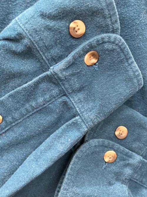 cabela's CHAMOIS（カベラス シャモア）cabela's CHAMOIS (カベラス シャモア) シャモアクロスシャツ グリーン サイズ:Lの古着・服飾アイテム