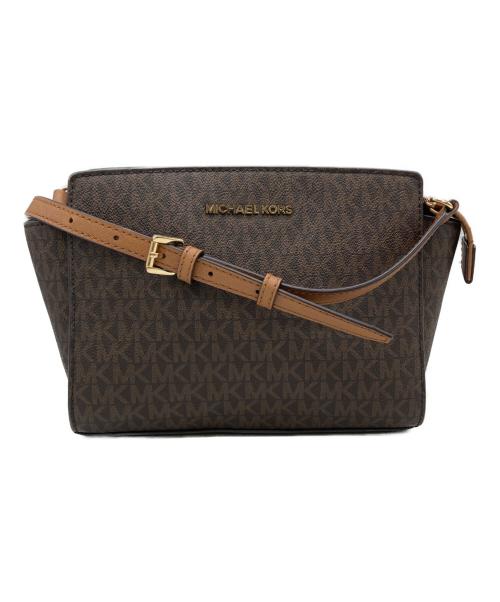 MICHAEL KORS（マイケルコース）MICHAEL KORS (マイケルコース) ショルダーバッグ ブラウンの古着・服飾アイテム