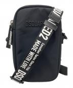 DSQUARED2ディースクエアード）の古着「ショルダーポーチ」｜ブラック