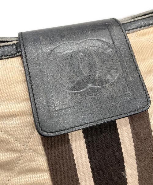 CHANEL（シャネル）CHANEL (シャネル) ショルダーバッグ アイボリーxダークブラウンxブラックの古着・服飾アイテム