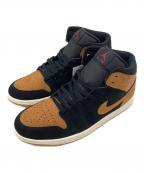 NIKEナイキ）の古着「AIR JORDAN 1 MID SE」｜ブラウン×ブラック