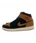 NIKE (ナイキ) AIR JORDAN 1 MID SE ブラウン×ブラック サイズ:28.5cm 未使用品：13000円