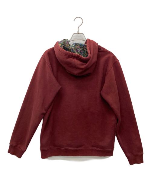 Champion（チャンピオン）Champion (チャンピオン) Supreme (シュプリーム) ペイズリーフーディー ボルドー サイズ:Sの古着・服飾アイテム