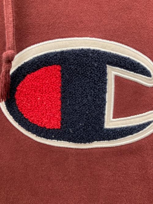 Champion（チャンピオン）Champion (チャンピオン) Supreme (シュプリーム) ペイズリーフーディー ボルドー サイズ:Sの古着・服飾アイテム