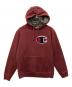 Champion（チャンピオン）の古着「ペイズリーフーディー」｜ボルドー