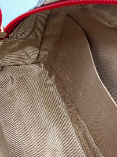 BURBERRY（バーバリー）BURBERRY (バーバリー) 2WAYバッグ レッドの古着・服飾アイテム