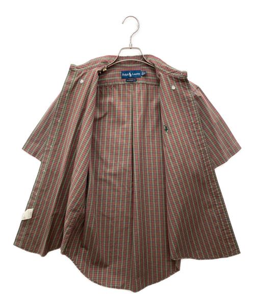 RALPH LAUREN（ラルフローレン）RALPH LAUREN (ラルフローレン) 半袖シャツ ブラウン サイズ:Ｍの古着・服飾アイテム