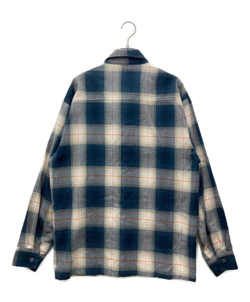 CalTop（キャルトップ）CalTop (キャルトップ) 長袖シャツ ブルー サイズ:Sの古着・服飾アイテム