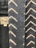 中古・古着 GOLD (ゴールド) COTTON/LINEN HERRINGBONE ARROW MOTIF CARDIGAN ネイビー サイズ:S：9000円